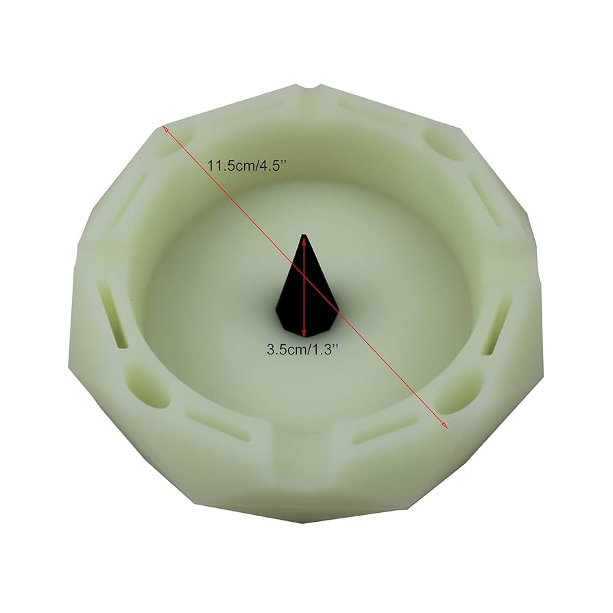 Amazon.com: ooDuo Geometric Silicone Ashtray - Glow in the